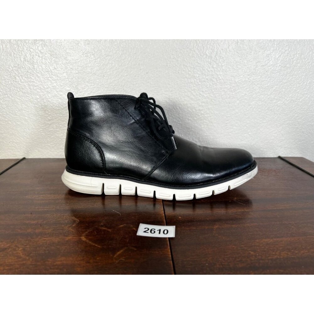 Nine West Hardey Men’s Chukka Boot Sz 9.5 Black Boots Colorblock Eur 42-43 - Picture 1 of 9